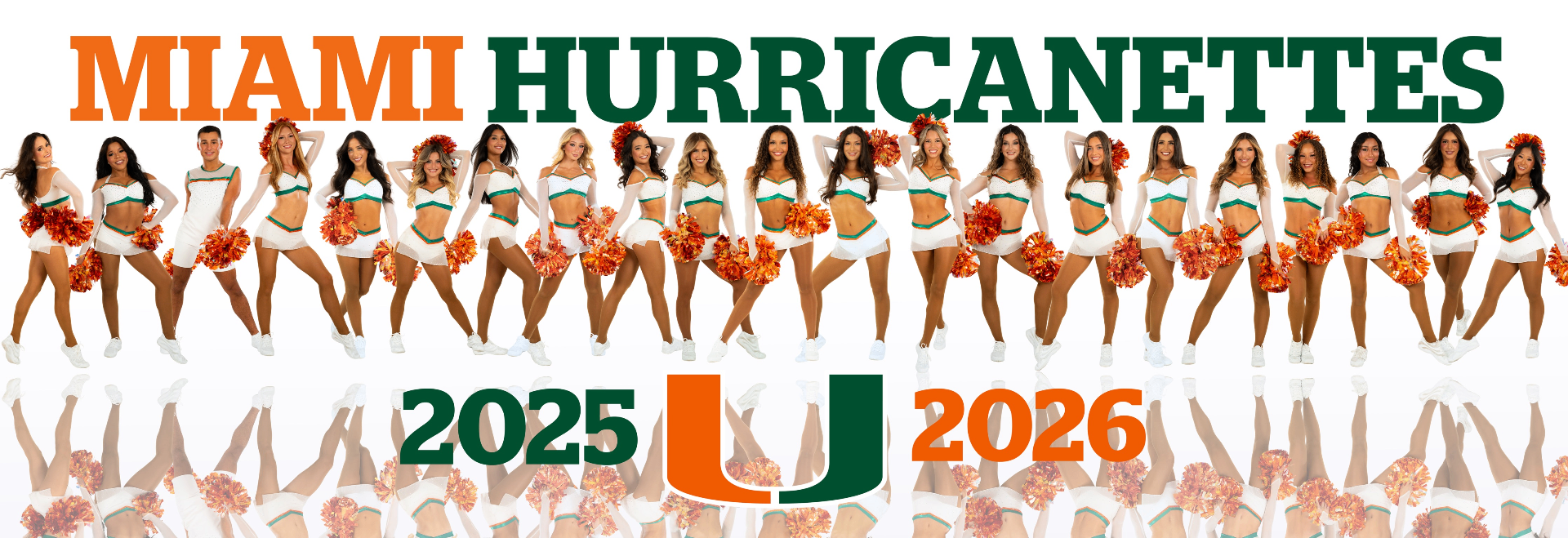Miami Hurricanettes 2025-2026 team poster